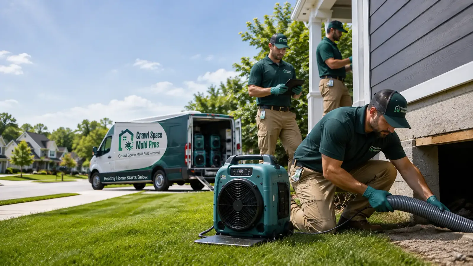 Crawl Space Mold Removal in Euless, TX